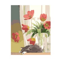 인마치 DIY 유화그리기 세트, 꽃병3