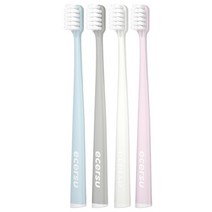 팡팡카트 색감 예쁜 칫솔 4종 세트 파스텔, 1세트, 4개