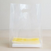두꺼운 PE 링 비닐쇼핑백 대 100매