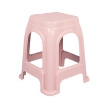플라스틱 포장마차 편의점 간이의자 L, 핑크