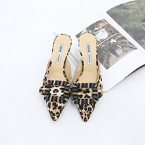 여성용 레트로 스틸레토 뮬 힐 C276_0419