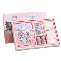 HealingCare 다꾸 109p 선물상자 문구세트, 01 슬로우 타임, 1세트