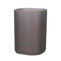 팡팡카트 사각 원형 연필꽂이, 블랙, 1개