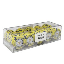 후니갬블 프리미엄 몬테카를로 포커칩 100p + 아크릴케이스, 숫자1000