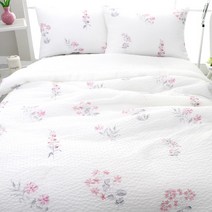 보몽드 플라워 인견 시어서커 차렵이불