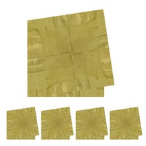 파티쇼 칼라 냅킨 20p, 5개, 골드