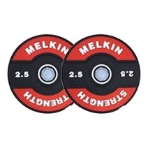 멜킨 바벨 프리미엄 CPU우레탄 원판 30mm 경량 역기 데드리프트 2.5kg, 혼합색상, 2개