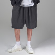 하이후 남성용 벌룬 와이드 밴딩 반바지