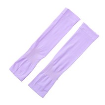 노암 심리스 스포츠 팔토시 양팔 2세트 핑거링 유, 퍼플