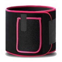 복부 뱃살 허리 네오프렌 땀 벨트, 핑크
