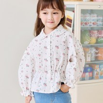 베베쥬 여아용 엘린 플라워 블라우스