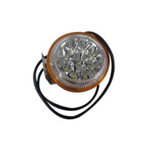 레이너스 LED 9구 모토 헤드라이트, 오렌지