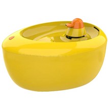 논다 반려동물 아기오리 음수기 2L, 옐로우, 1개