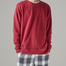하이후 남성용 테니스 타이포그래피 맨투맨 T21902