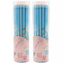 누즈 마카롱 삼각 그립 연필 30p, 블루, 2개