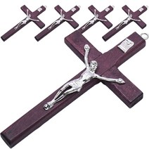 앤도 그리스도 십자가 팬던트, 혼합색상 C, 5개