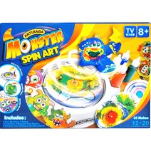 아티바바 빙글빙글 몬스터 스핀아트, 혼합색상