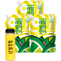 바로푸드 레알 깔라만시 3p + 보틀 세트, 1L