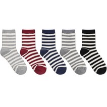 박군 여성용 모던링글 중목 양말 5종 세트