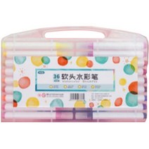 더조넷 소프트 마커펜 세트, 36색, 1세트