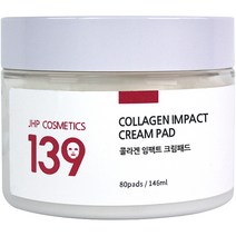 JHP 139 콜라겐 임팩트 크림 패드 146ml, 80개입, 1개
