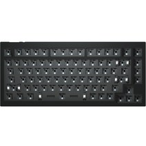 키크론 Q1 (Q1 A1) Black Frame RGB 핫스왑 베어본, 카본 블랙, 텐키리스, Q1 A1