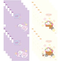 아이비스 여아용 초등3-6 무제 노트 12218 20p 세트, 랜덤발송, 1세트