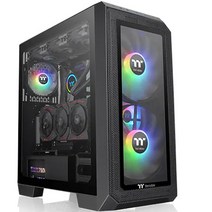 써멀테이크 미들 PC 케이스 View 300 MX, View 300 MX Black