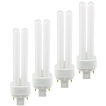 오스람 삼파장 콤팩트 형광램프 4핀 DULUX D/E 13W/830 4p, 전구색