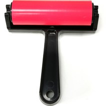 다사바바 레드고무판화롤러 10cm, 1개