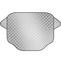 [자동차겨울덮개] 엑스핏 아이쉴드 풀커버 방수코팅 성에방지커버 실버, 전차종공용
