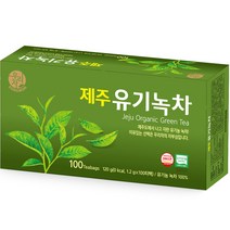 우리차 제주 유기녹차, 100개, 1.2g