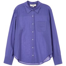 아떼바네사브루노 포켓 면 긴팔 블라우스 038VLBL2D417U3