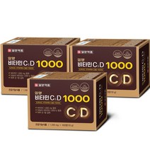 일양약품 일양비타민C&D 1000 110g, 3개, 100정
