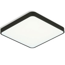 가온엘이디 시스템 LED 방등 60W, 블랙 + 주백색
