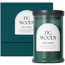 더블유드레스룸 네추럴 라이프 캔들 100g + 성냥 8p 세트, 휘그우디