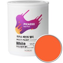 노루페인트 피카소 페인트 멀티 1L, 비비드오렌지 SP6140