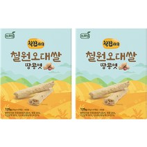 프로엠 착한과자 철원오대쌀 땅콩엿, 125g, 2개
