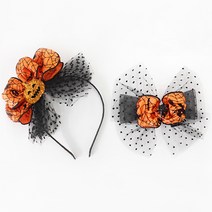 채니봉봉 여아용 할로윈 스파이더걸 헤어세트