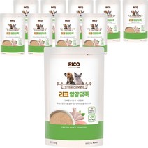 리코 강아지 영양 닭죽 120g, 10개, 닭고기