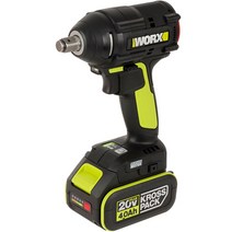 WORX 충전임팩렌치 20V 4.0AH BL WU279, 1개