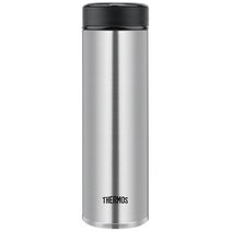 써모스 퀵오픈 스트레이트 텀블러, 500ml, 클리어스테인리스(JOG-500K-CS)