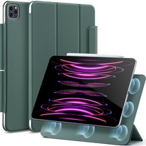 ESR 아이패드 슬림 폴리오 태블릿 케이스 EB737, 캑터스그린
