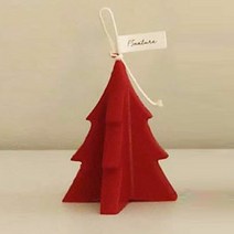 F5NATURE 크리스마스캔들 오브제 트리캔들 라튤립, 레드