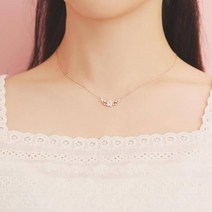 오에스티 여성용 오얏꽃 목걸이 OTS319T05MPI