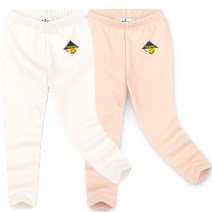 젤리스푼 여아용 해피 트래블 기모 스판 레깅스 2p
