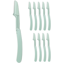 바이핏 여성용 면도기 미용칼, 10개, 그린