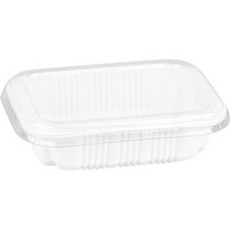 스완 국 찜 탕 도시락 실링 배달 일회 용기 19155 920ml x 50p 백색 + 뚜껑 50p 세트, 50개입, 1세트