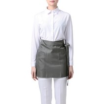 웰프런 모던플랩 허리형 앞치마, 카키, 2개