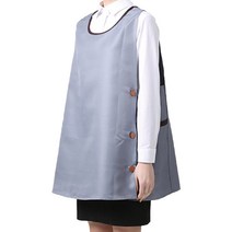 웰프런 원피스 포켓 앞치마, 2개, 그레이